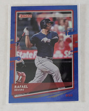 2020 Donruss Holo Purple Variations #164 Rafael Devers Red Sox Beantown