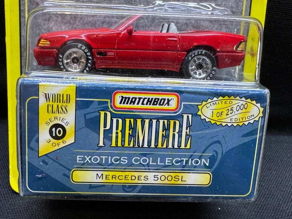 Matchbox Premiere Mercedes 500sl Diecast Edición Limitada Coleccionable Foto 2 de 4