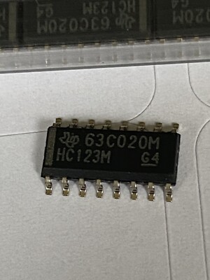 25 X Texas Instruments CD74HC123MG4 High Speed CMOS Logic Dual Triggerable Mo