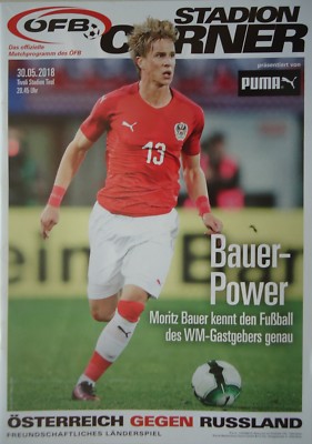 Programm LS 30.5.2018 Österreich Austria - Russland Russia