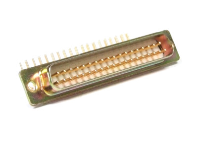 D-SUB 2 Double Row Serial Port Connector Socket Male 37 Pin PCB Plug 90° Angle