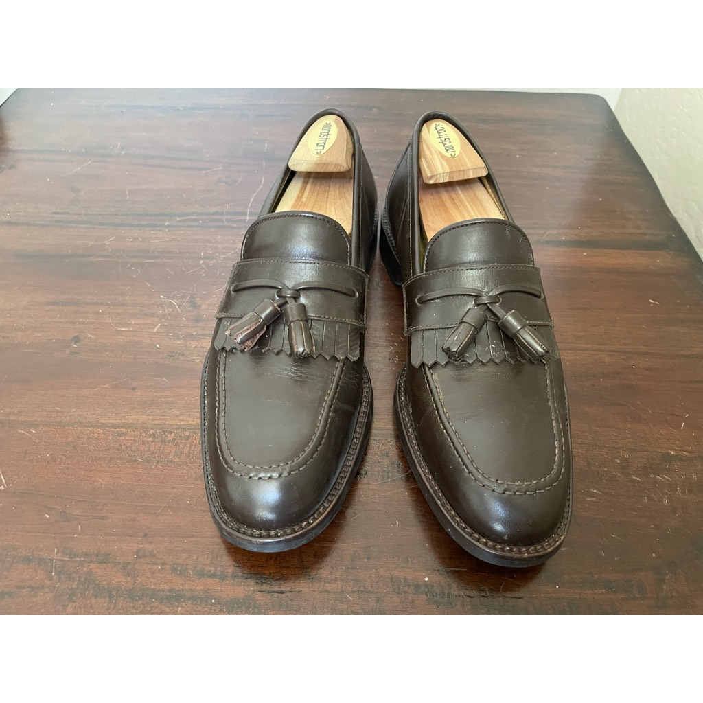 Daniel Cremieux Mens Loafer Dress Shoes Brown Leather Apron Toe Tasseled 9 D Daniel Cremieux Mens Loafer Dress Shoes Brown Leather Apron  main image 3