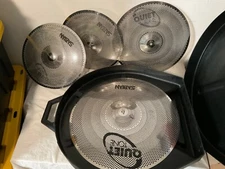 👍Sabian Quiet Tone 20"-16in -2x14in  Ride Cymbal BUNDLE /W CASE