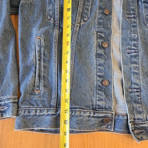 Levi Strauss Jean Jacket Trucker Mens Size MEDIUM Levis Denim Coat - Picture 8 of 9