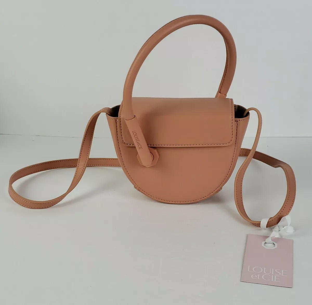 NWT Louise Et Cie Lo-Mez-Xth Mez Small Top Handle Crossbody Leather w/Dust  Bag