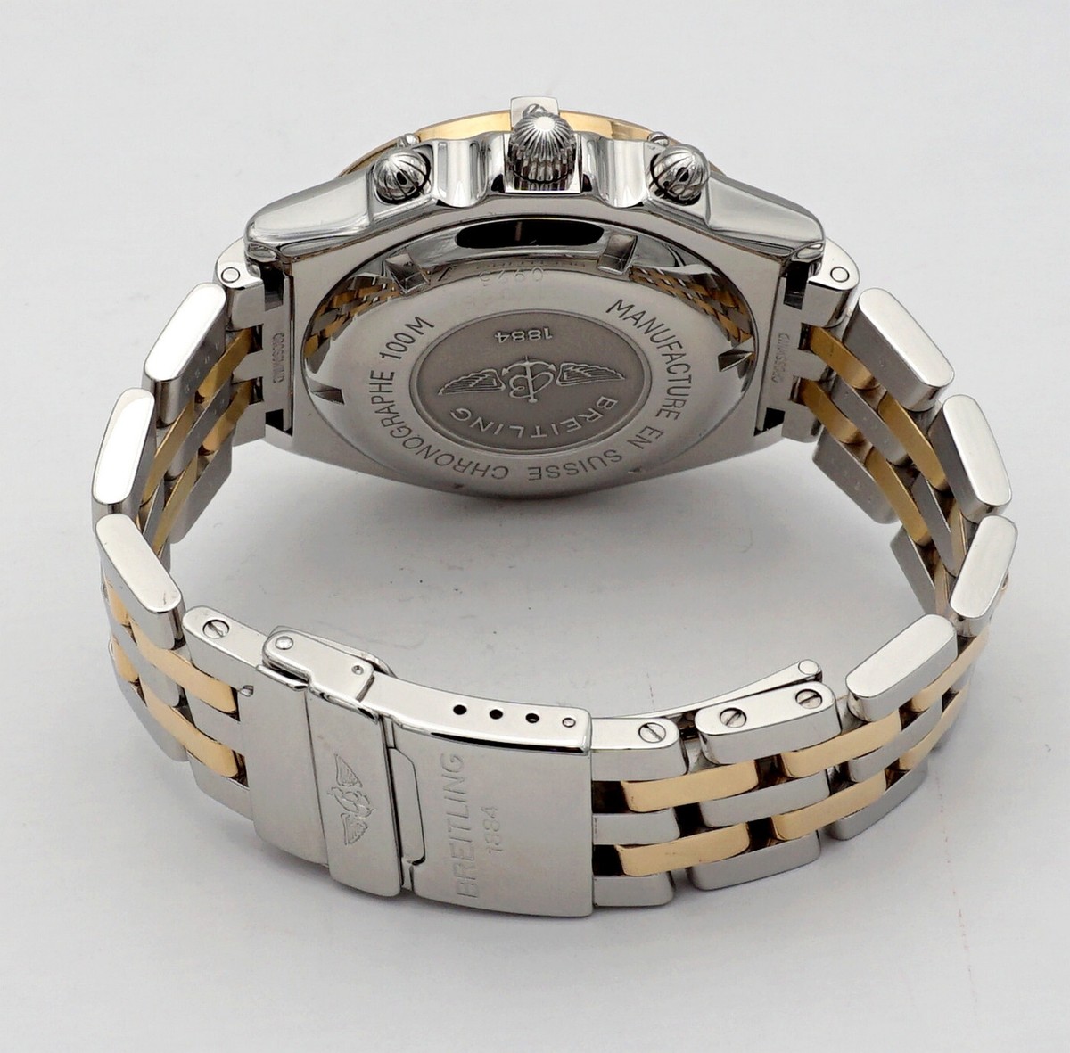 BREITLING WINDRIDER CROSSWIND CHRONOGRAPH STAHL/GOLD REF. : D13055  