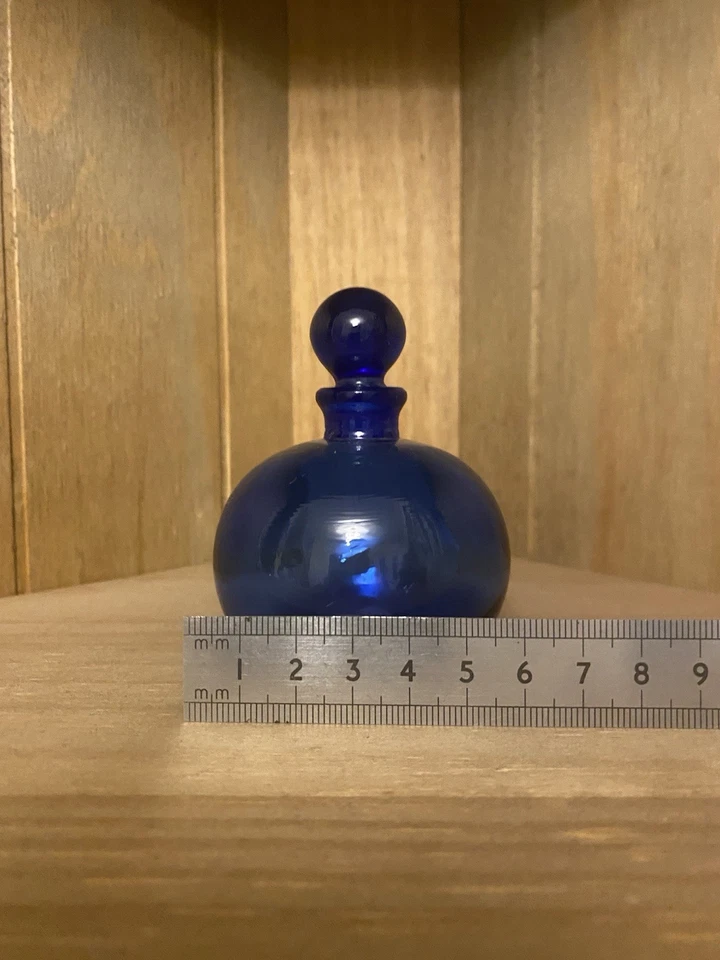 Blue Glass Bottle - Image 3 of 3