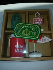 Target Bullseye Playground Christmas 2025 Miniature Elf Collectible Set Brand...