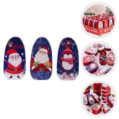 3pcs Cartoon Candy Box Tinplate Candy Packing Box Geschenkbehälter Candy Box