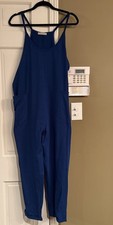 BlueCotton Jumpsuit w/ Pockets by Zenana Spaghetti Strap Overalls L/XL