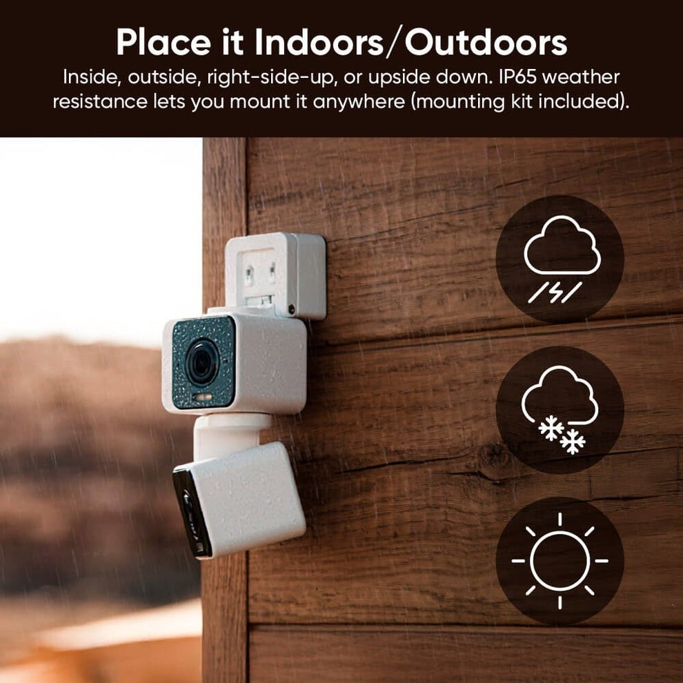(BRAND NEW) Wyze Duo Cam Pan Indoor/Outdoor IP65 2K 360° Pan/Tilt Smart Camera