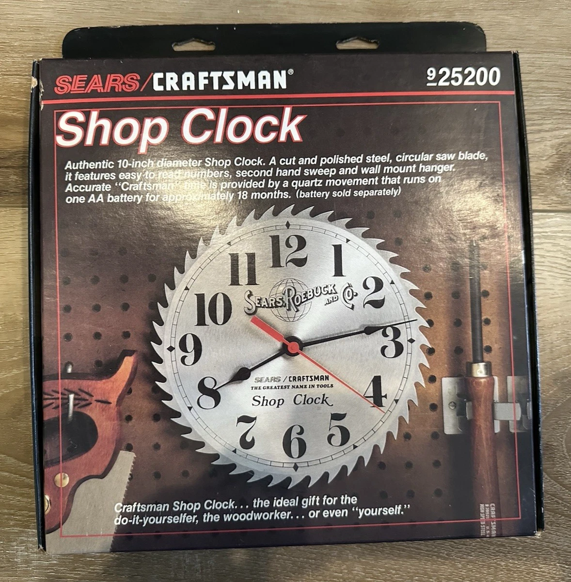 Craftsman Saw Blade Clock for sale | eBay