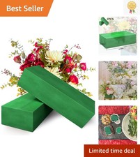 Pack of 2 Large Floral Foam Blocks 9 x 4 - Perfect for Weddings Bouquets