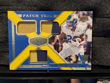 2020 Panini Plates & Patches Cam Akers Patch Trio /50 2 Colour Patch Relic