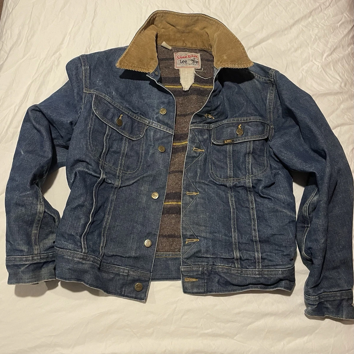 lee storm rider jean jacket products for sale | eBay