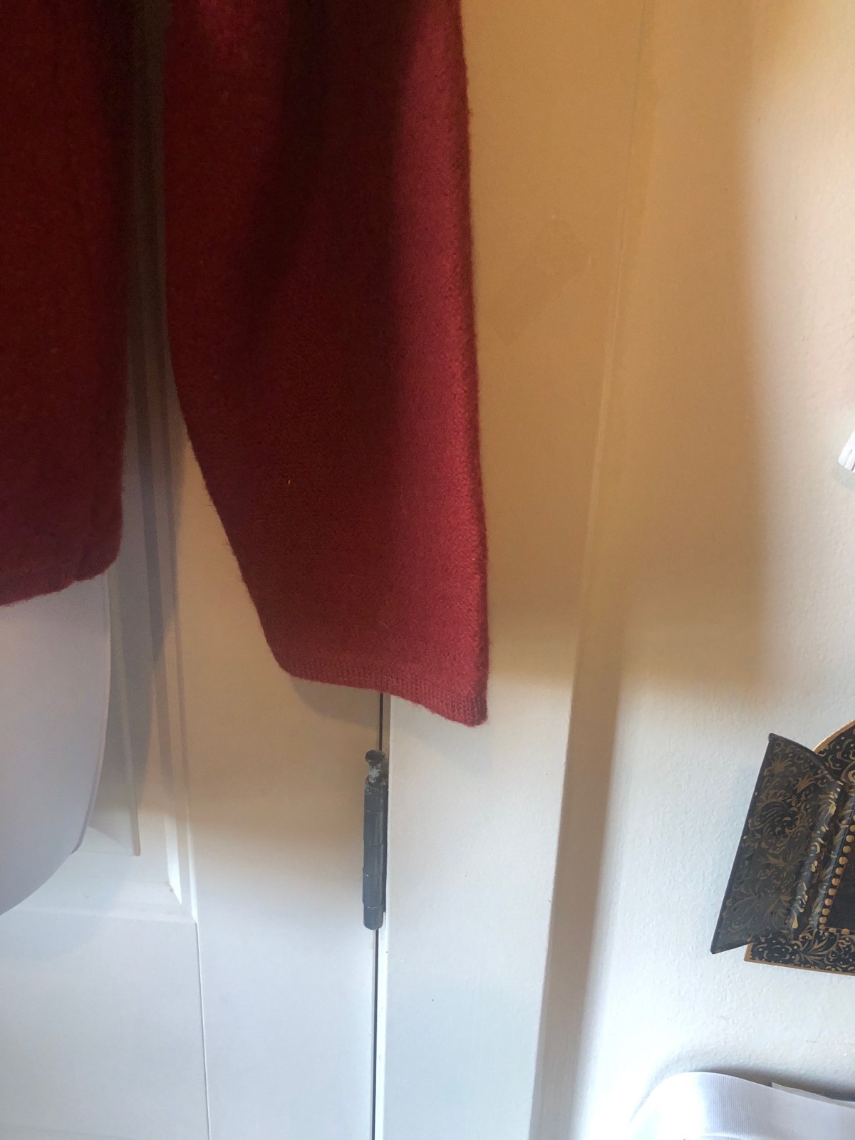 Pendleton  100% virgin Wool dark Red sweater  siz… - image 8