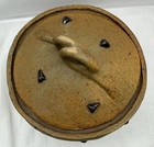Signed 🍪 HUGE Studio ART Pottery Lidded Jar🍪🍪🍪  Chocolate Chip Cookie Stack — photo 2