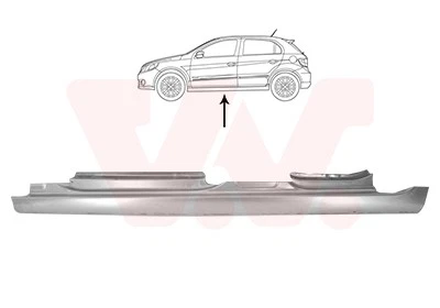 VAN WEZEL Einstiegblech Links für VW Golf VI Jetta III V Van - Bild 1 von 1
