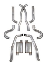Hooker BlackHeart Exhaust System 1968-1972 GM A-Body 3 inch 304SS #70501354-RHKR