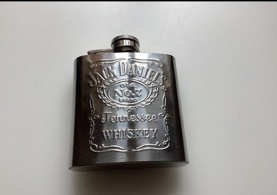 Jack Daniel s Old No. 7 Marken Whisky Flachmann Edelstahl 3oz Mini Flachmann