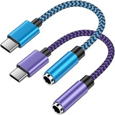 USB-C to 3.5Mm Audio Adapter for Samsung Galaxy A56/A16/A36/A26,S25 Ultra/S24/S2
