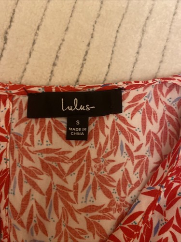 Lulus Short Romper Red And White Color - Picture 6 of 6