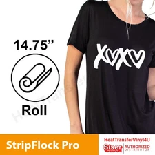 Siser StripFlock Pro Iron On Heat Transfer Vinyl 15" -Length Options