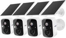 Hiseeu Solar Camera Security Outdoor 4 Pack Wireless 3K 4MP Surveillance NEW