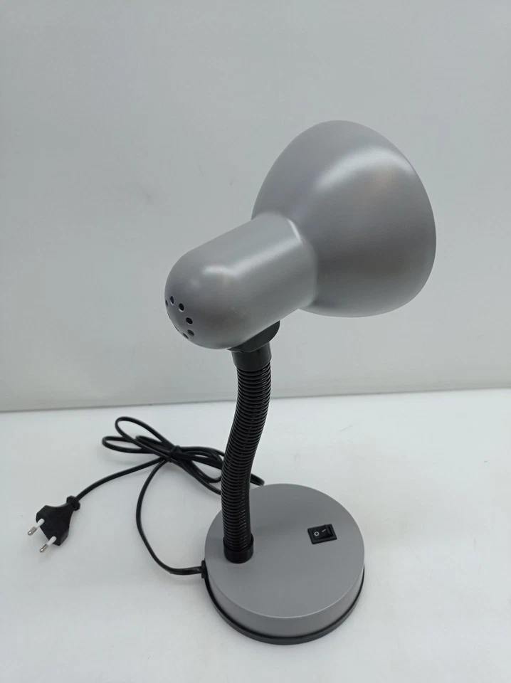 EGLO 90977 Basic 1 lampada da tavolo E27 plastica acciaio argento - Immagine 4 di 4