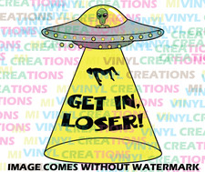 Alien Abduction Logo Vinyl Decal Car Cell Pho...