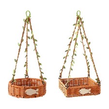 Bird House Inside Cage Decorative Bird Nest for Lovebirds Bluebird Cockatiel