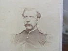 1860's US Army officer in Louisville Kentucky signed cdv photograph