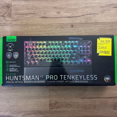 Razer Huntsman V3 Pro Wired Gaming Keyboard Black OPEN BOX