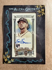 2025 Topps Allen & Ginter SPENCER SCHWELLENBACH RC Auto Framed Mini Black /25