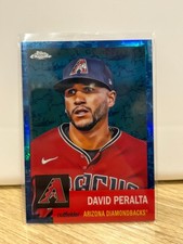 David Peralta 2022 Topps Chrome Platinum Toile Blue /199 #119 Arizona