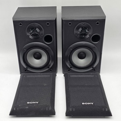Sony SS B1000 Black 2 Way Bookshelf Speakers 120W 8 Ohm