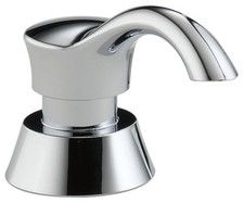 Delta Faucet RP50781 Soap Dispenser 13 oz Chrome Plated Deck Mount ABS