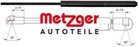 Metzger 2110085 Gasfeder FüR Koffer-/Laderaum Gasfeder GasdäMpfer FüR Ford