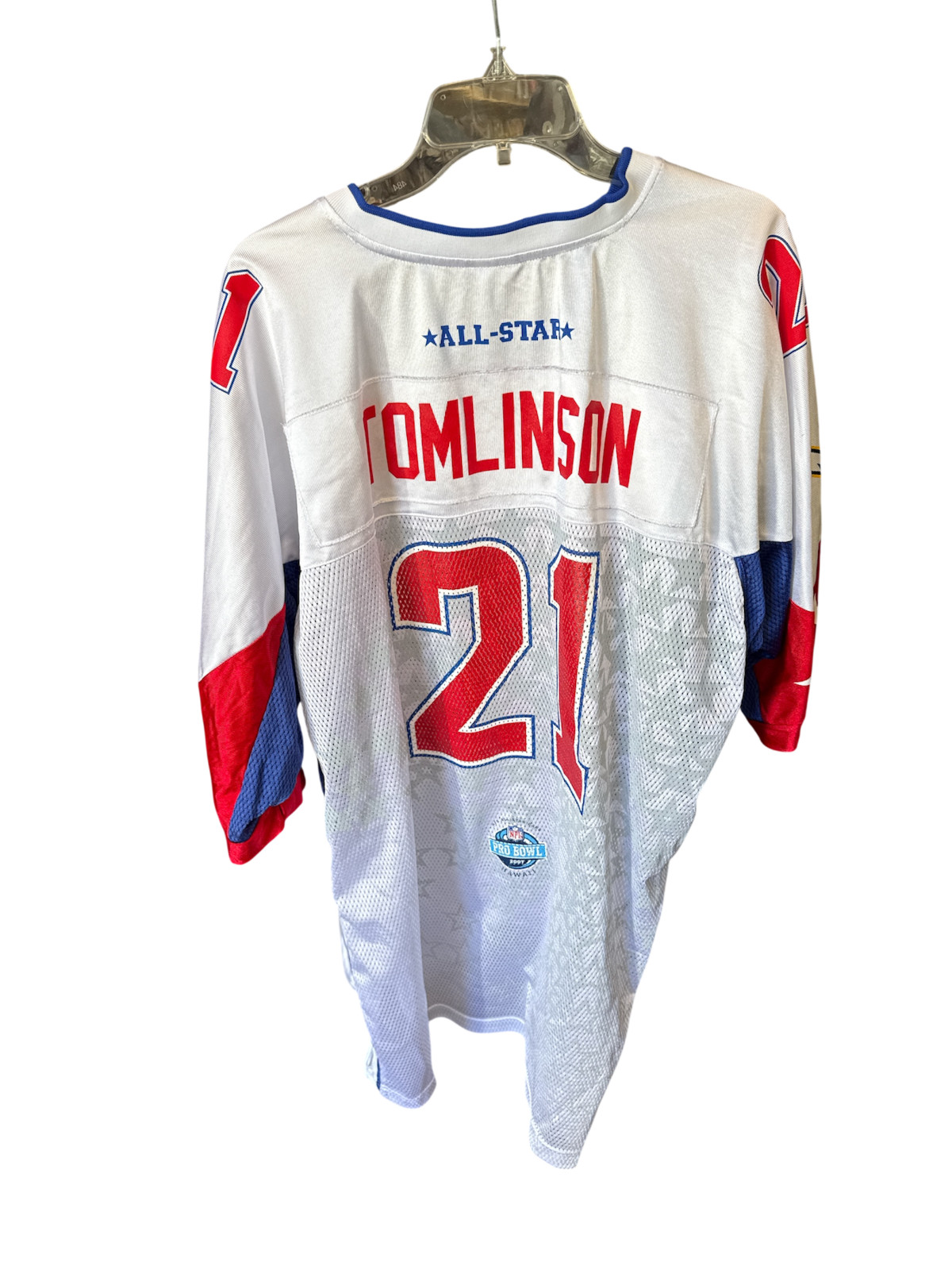 #21 ladainian tomlinson san diego chargers 2007 pro bowl reebok nfl jersey size