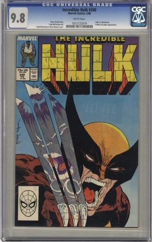 INCREDIBLE HULK 340 - CGC 9.8 - Marvel Comics