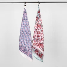 Handmade Pure Cotton Bandana Scarf Multi-Color Washable Eco-Friendly Head wrap