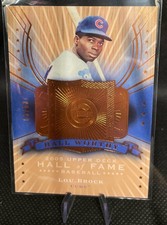 Lou Brock 2005 Upper Deck UD Hall of Fame Cooperstown Hall Worthy /50 Cubs