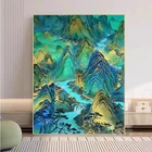 Waterfall Landscape Canvas: Digital Oil Art to Soothe Nerves