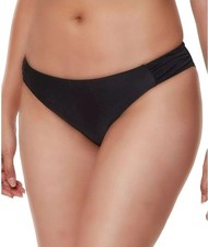 Bar III Hipster Bikini Bottoms Black Large