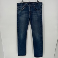 AG Adriano Goldschmied The Matchbox Slim Straight Jeans Dark Wash Mens Size 34