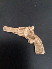 Vintage Solid Plastic Kelko Cowboy Toy Gun Made In USA