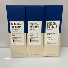 3X AHAVA Dead Sea Naturals Purifying Mud Mask For All Skin Types 3.4 Fl Oz