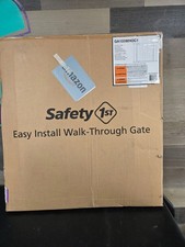 Safety 1st Easy Install Walk Thru Baby Gate for Doorways, Fits 29"-38", 28" Tall