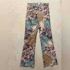 Vintage Y2K Studio Soleil Funky Dopamine Printed Pants:Retro Colorful