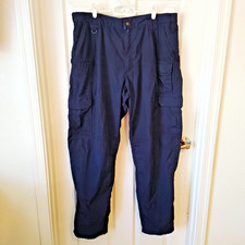 Men  s 511 Tactical Series Cargo Ripstop Pants 38x34 Navy Blue 74273 Lightweight